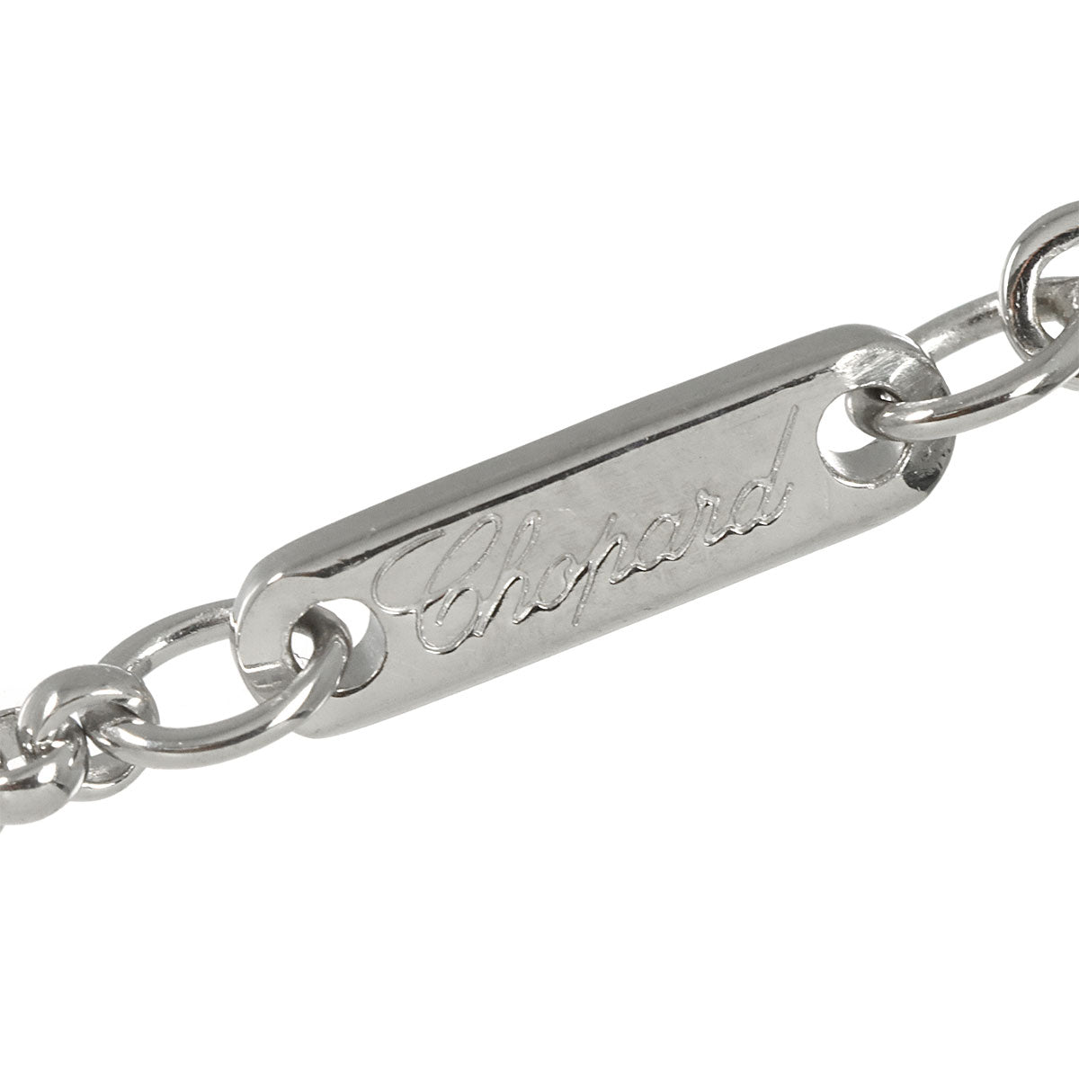 Happy Diamond Necklace 18K White Gold 750