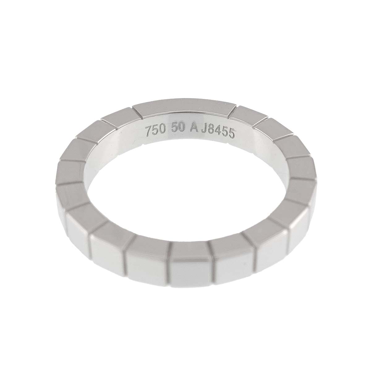 Laniere Ring 18K White Gold 750 Size50 5-5.25(US)