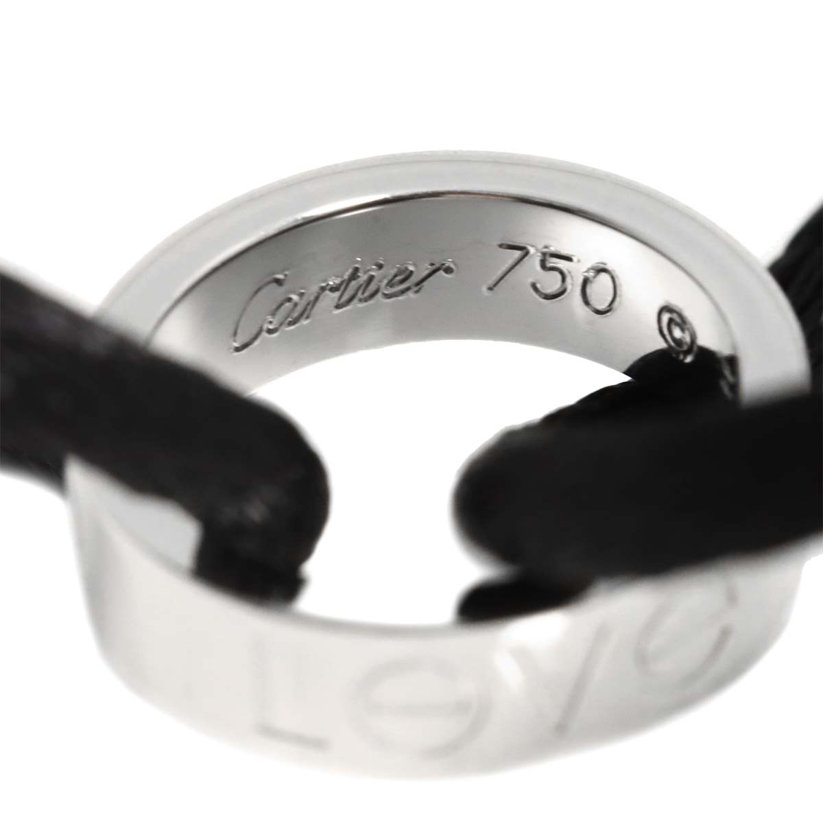 Love Charity Bracelet 18K White Gold 750
