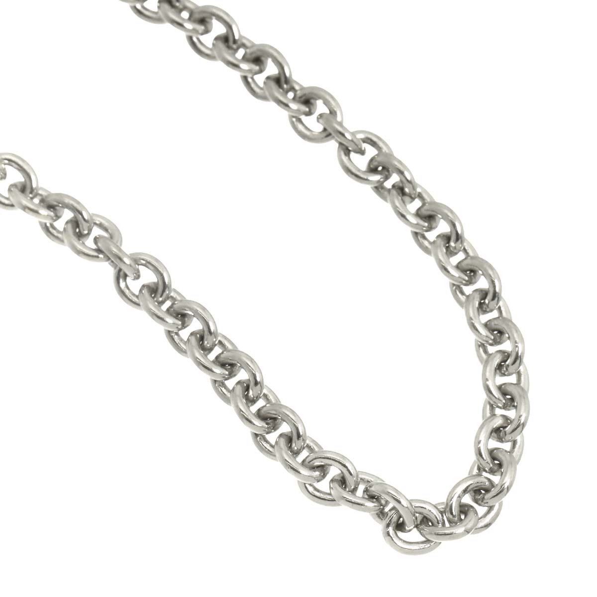 Chain Necklace 18K White Gold 750