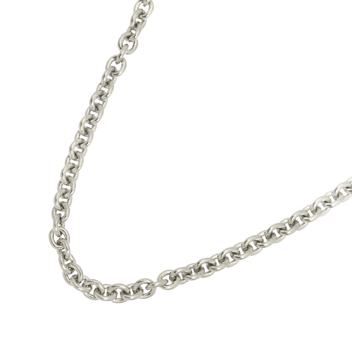 Chain Necklace 18K White Gold 750
