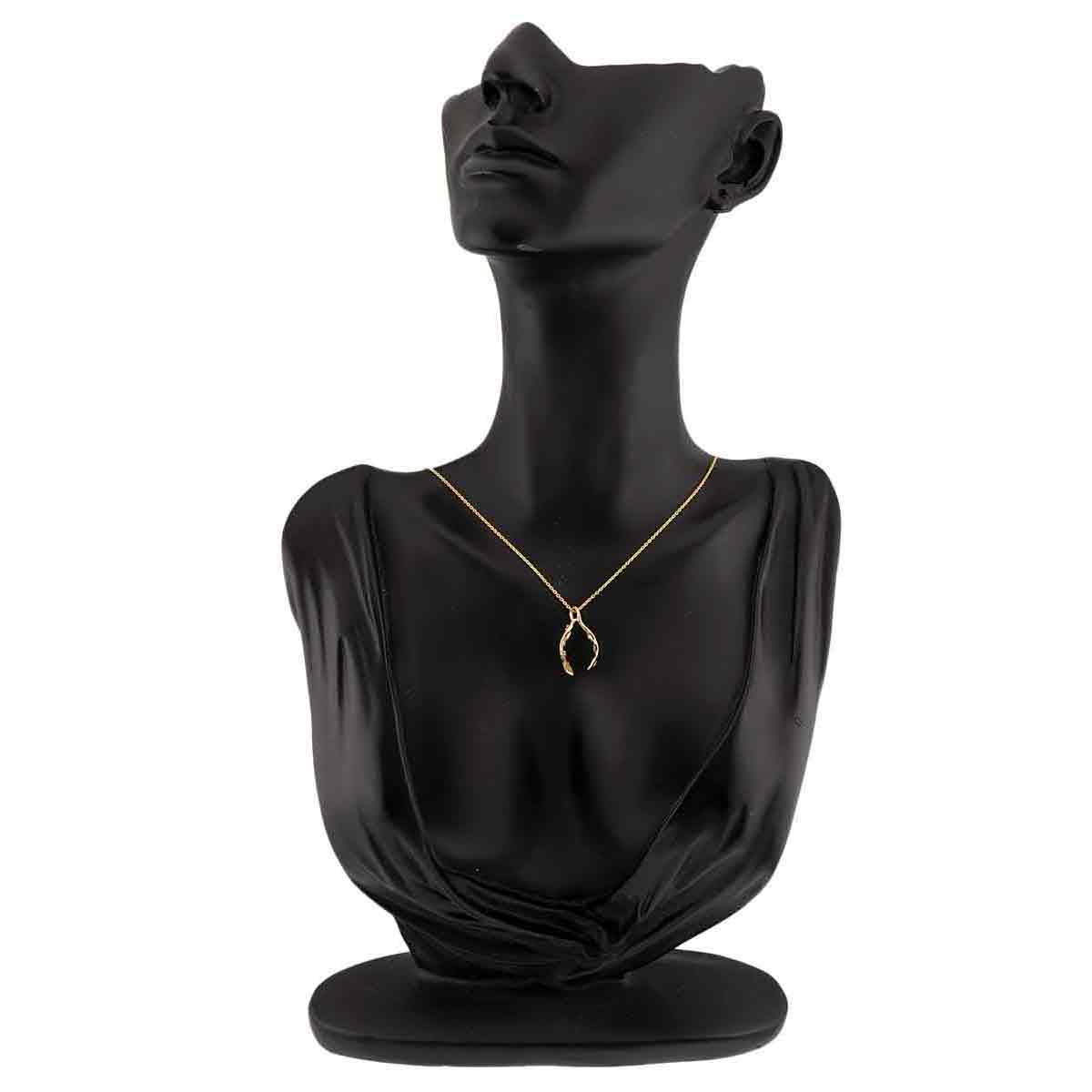 Diamond Necklace K18 PG 750