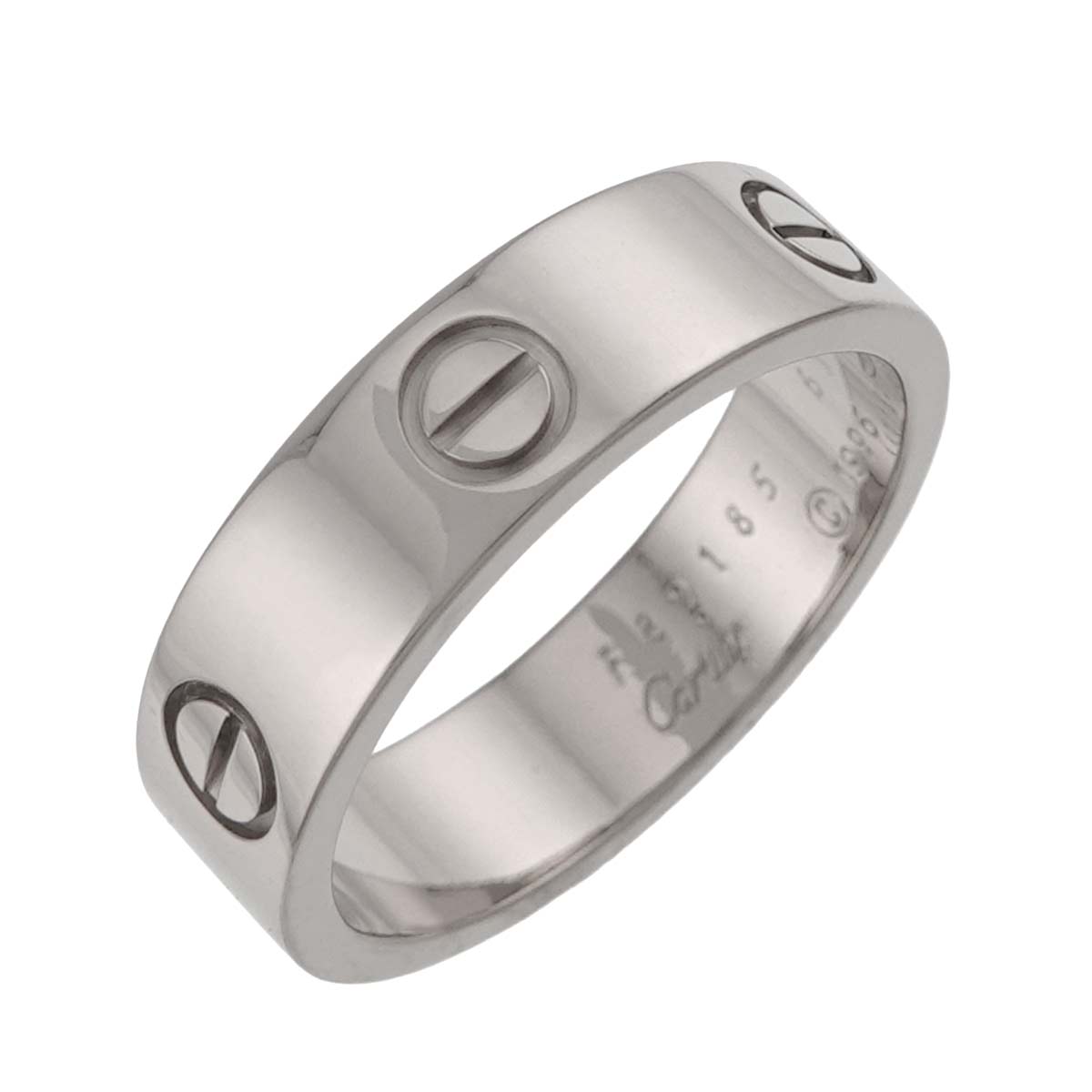 Love Ring 18K White Gold 750 size61 9(US)