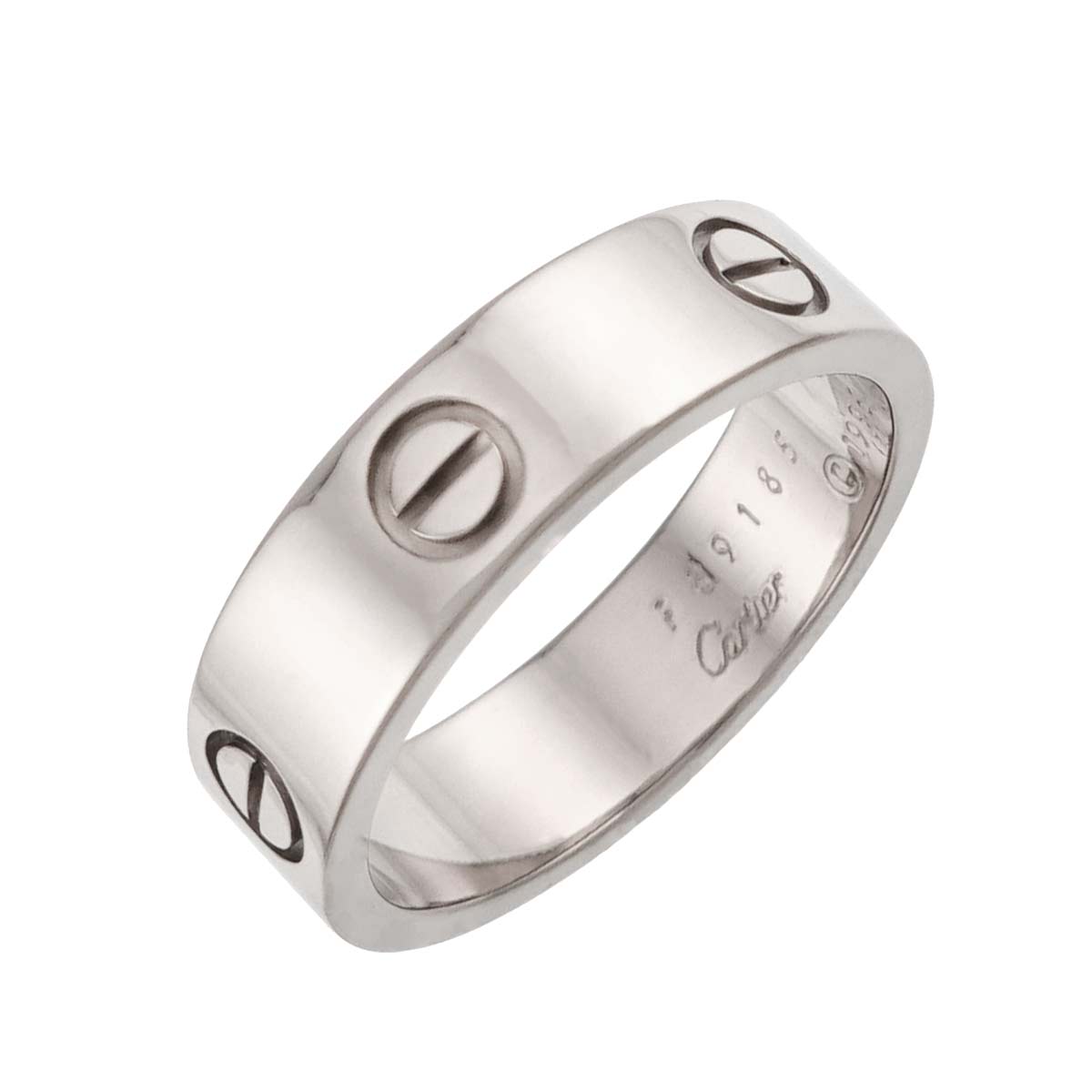 Love Ring 18K White Gold 750 size61 9(US)