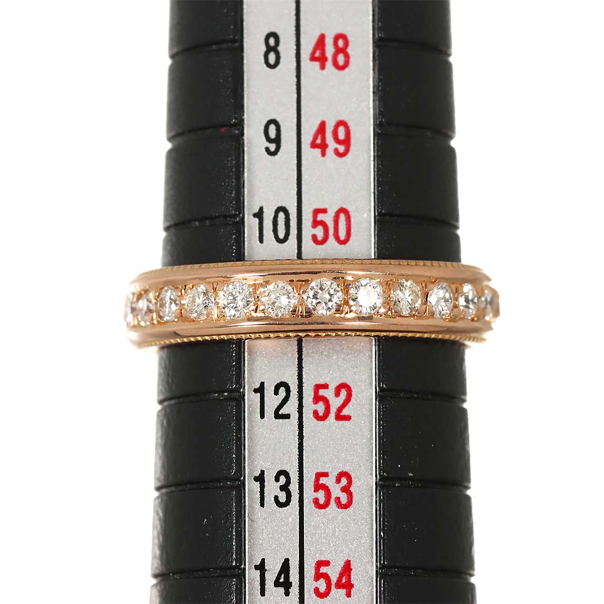 Diamond 0.68ct Ring 18K PG 750 Size5.5-5.75(US)