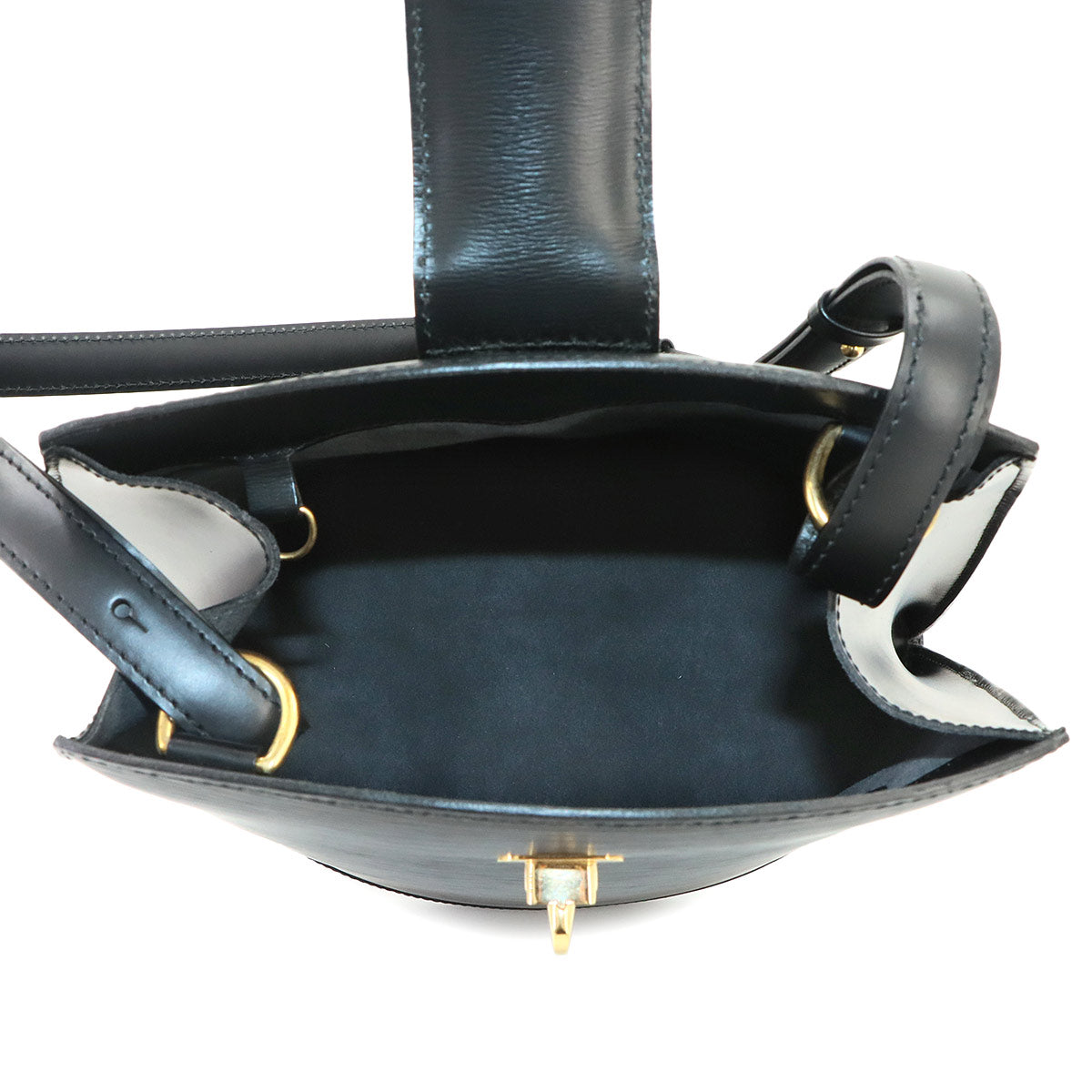 Epi Cluny Shoulder Bag Leather Noir M52252 Purse