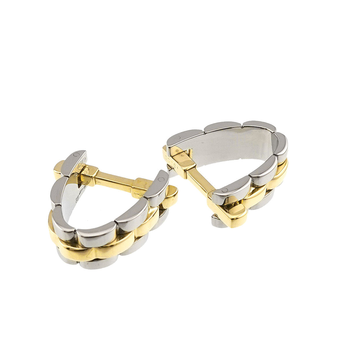 Panthere Cufflinks 18K YG 750 SS