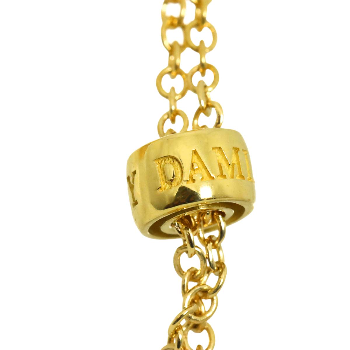 D-SIDE Diamond 10P Necklace 18K Yellow Gold 750