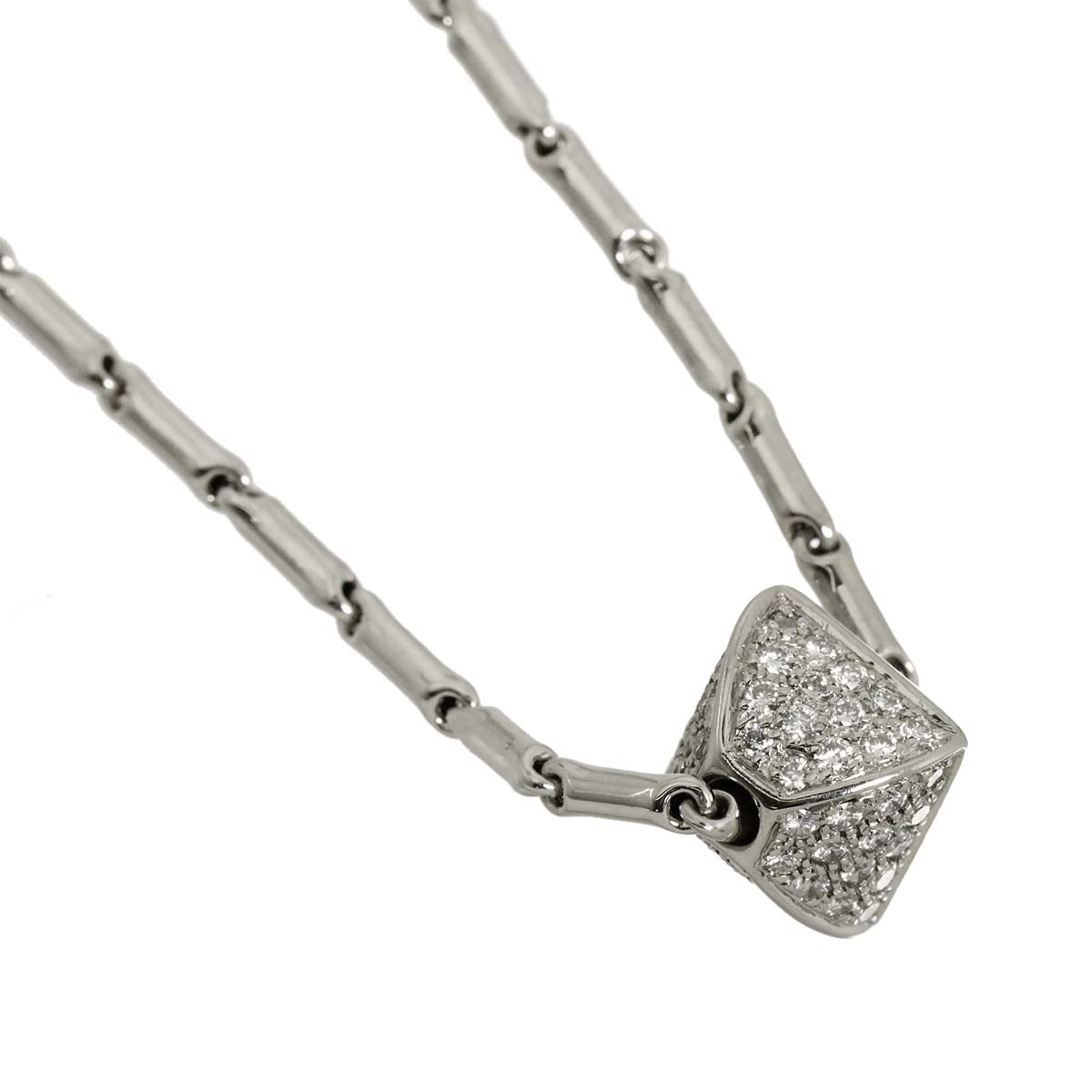 Diamond Necklace 18K WG 750