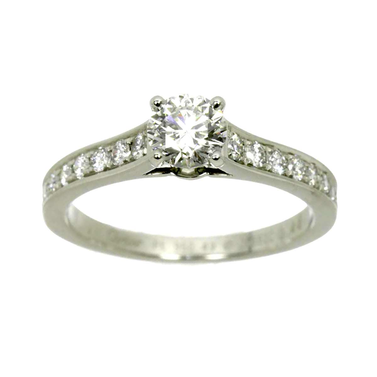 Diamond 0.44ct G/VVS1/3EX Ring Platinum size49 4.75-5(US)