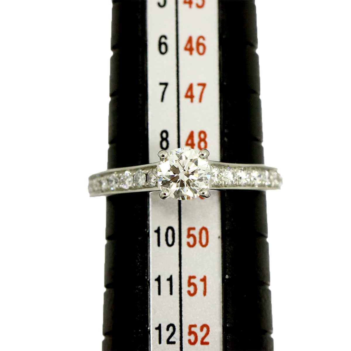 Diamond 0.44ct G/VVS1/3EX Ring Platinum size49 4.75-5(US)
