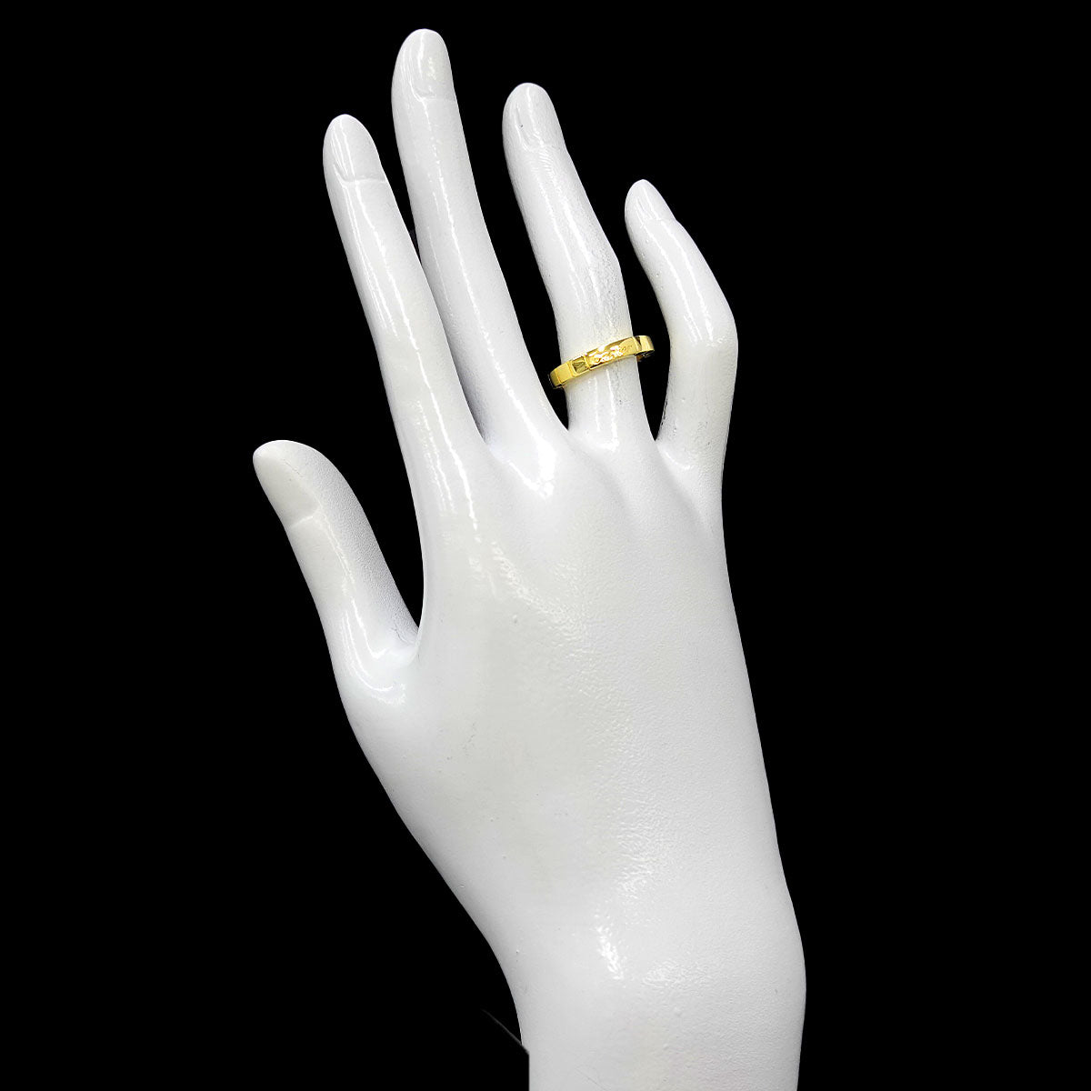 Laniere Ring 18K Yellow Gold 750 Size48 4.5(US)