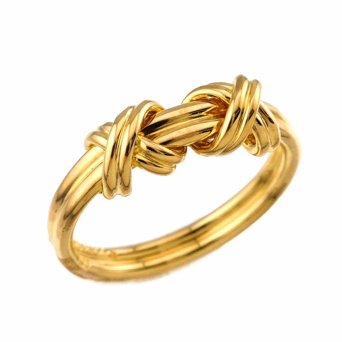 Signature Ring 18K Yellow Gold 750 size4-4.5(US)