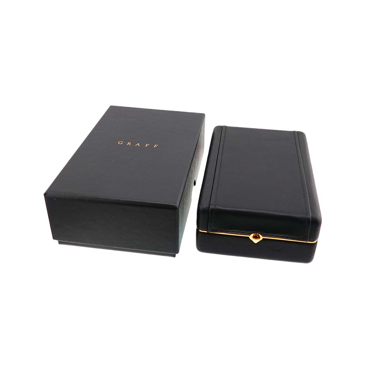 Double Butterfly Silhouette Diamond Necklace 18K WG 750