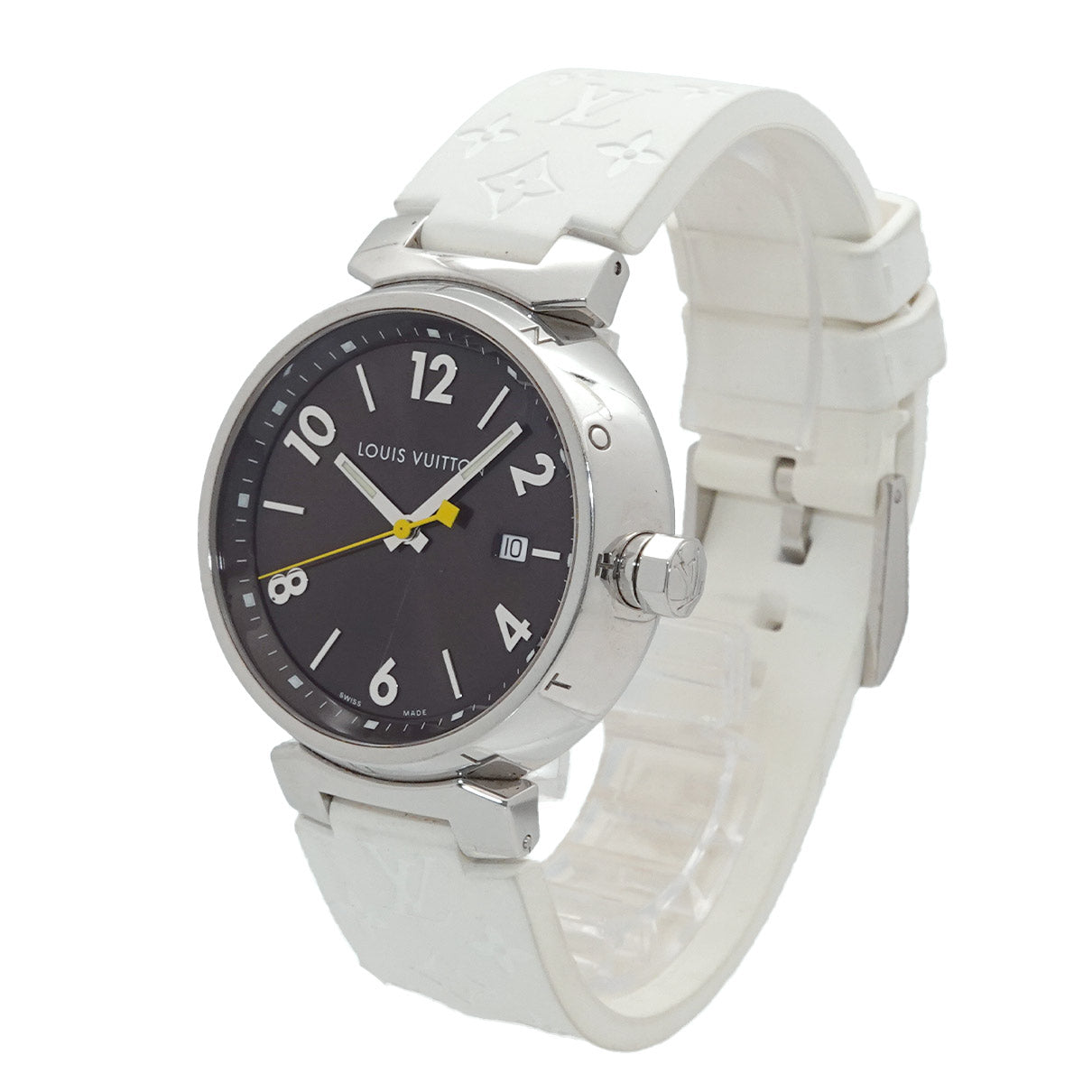 Tambour Q1111 Quartz Brown Date Mens Watch