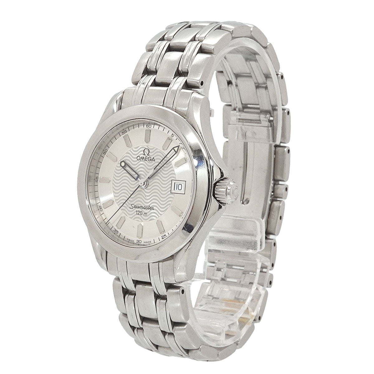 Seamaster 120 2511 31 Date Quartz Silver Dial Mens Watch