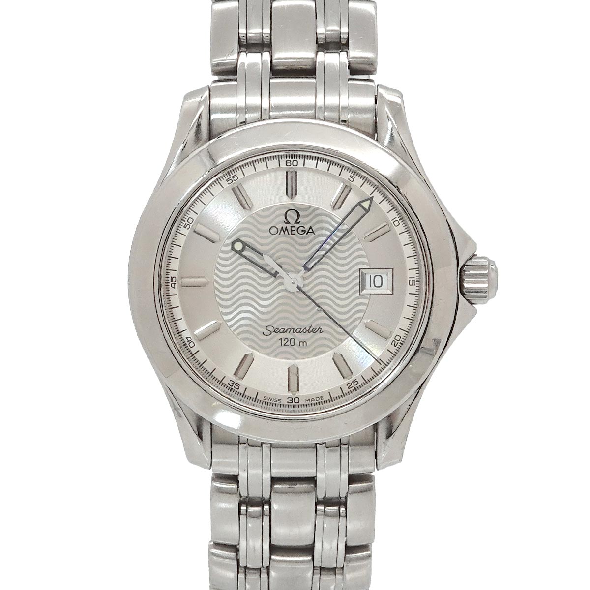 Seamaster 120 2511 31 Date Quartz Silver Dial Mens Watch