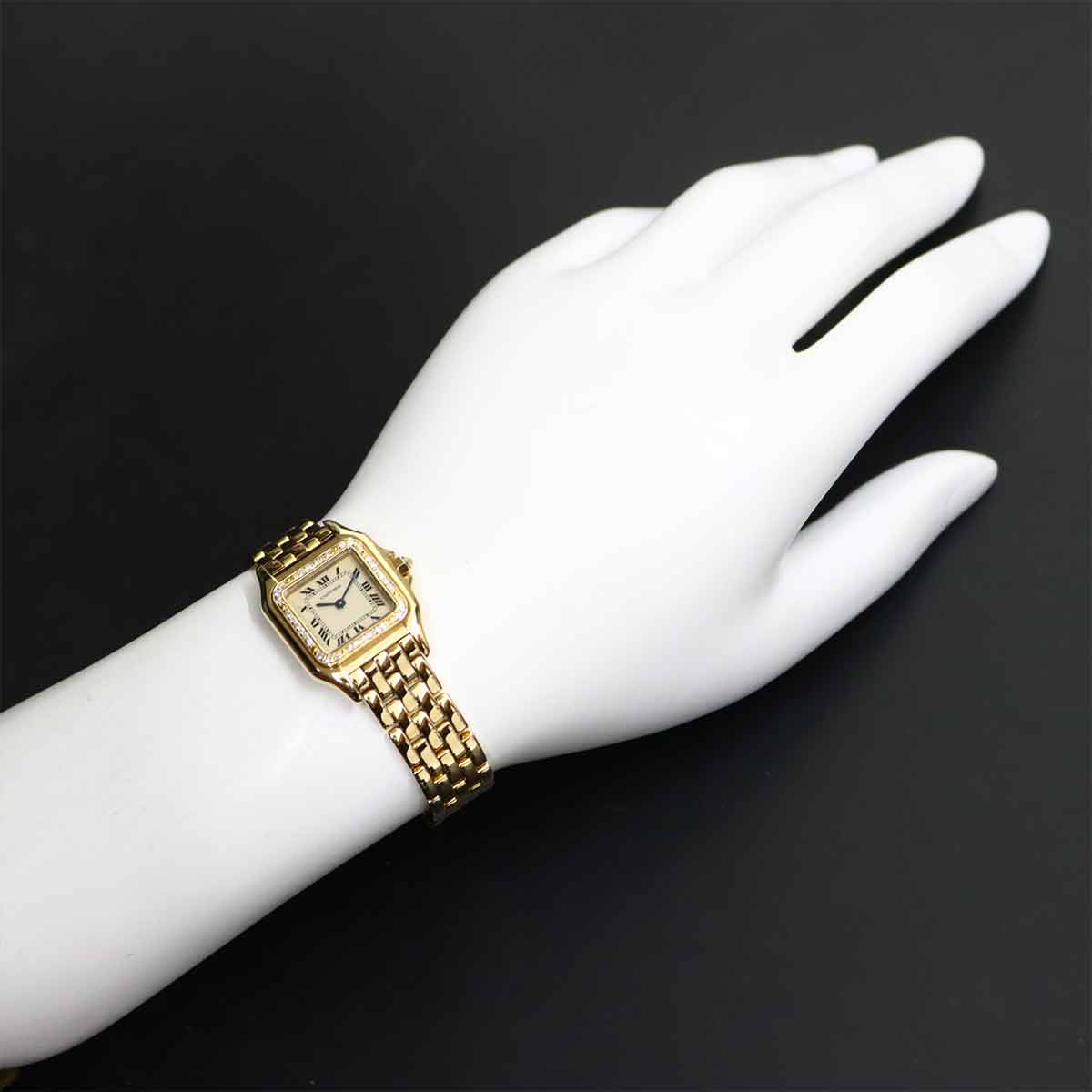 Panthere WF3070B9 Quartz 750 YG Cream Dial Ladies Watch
