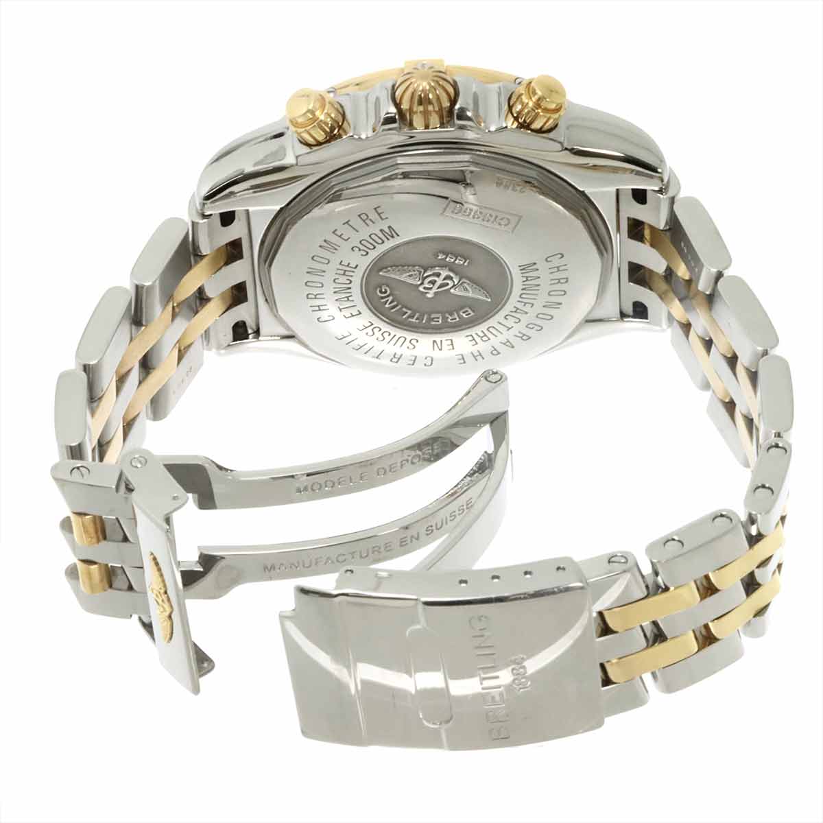 Chronomat Evolution C13356 bordeaux Dial Pink Gold Mens