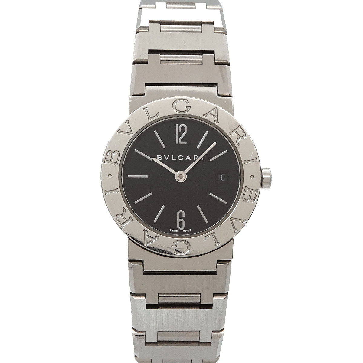 BVLGARIBVLGARI BB26SSD Date Quartz Black Dial Ladies Watch