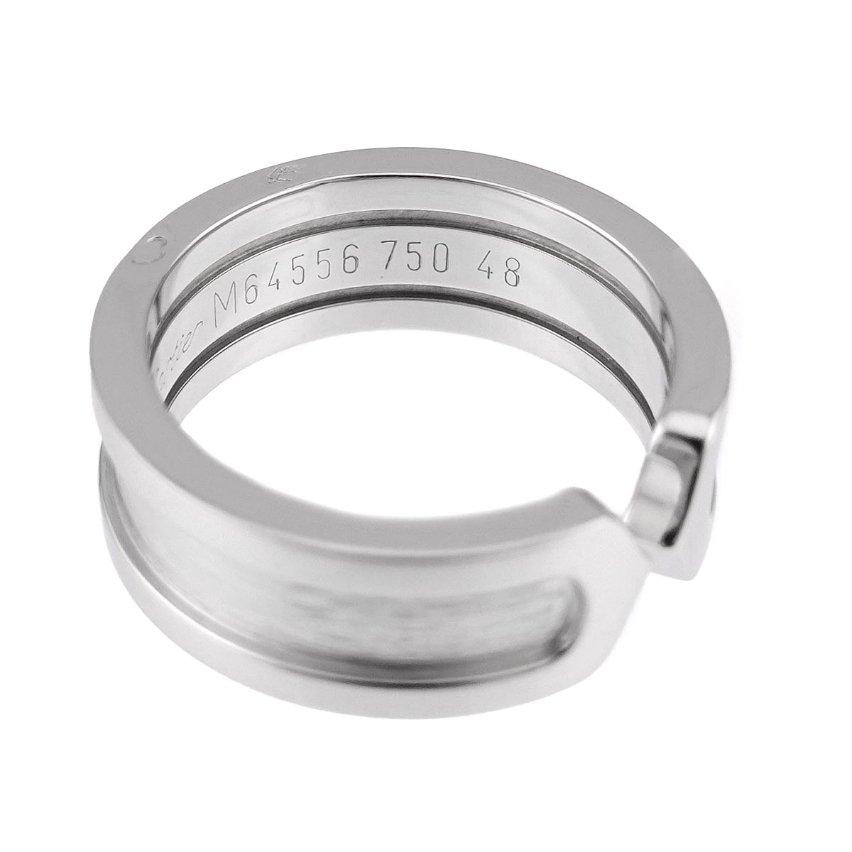 C2 SM Ring 18K WG 750 Size48 4.5(US)