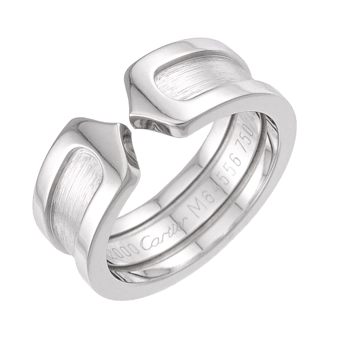 C2 SM Ring 18K WG 750 Size48 4.5(US)