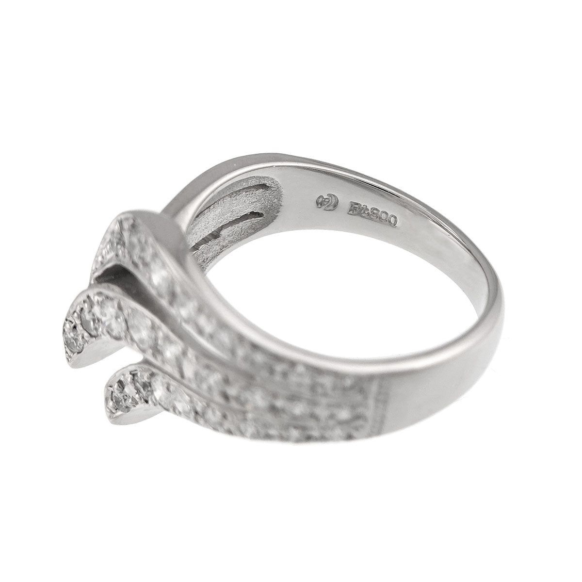 Diamond 0.47ct Ring Pt size5.5-5.75(US)