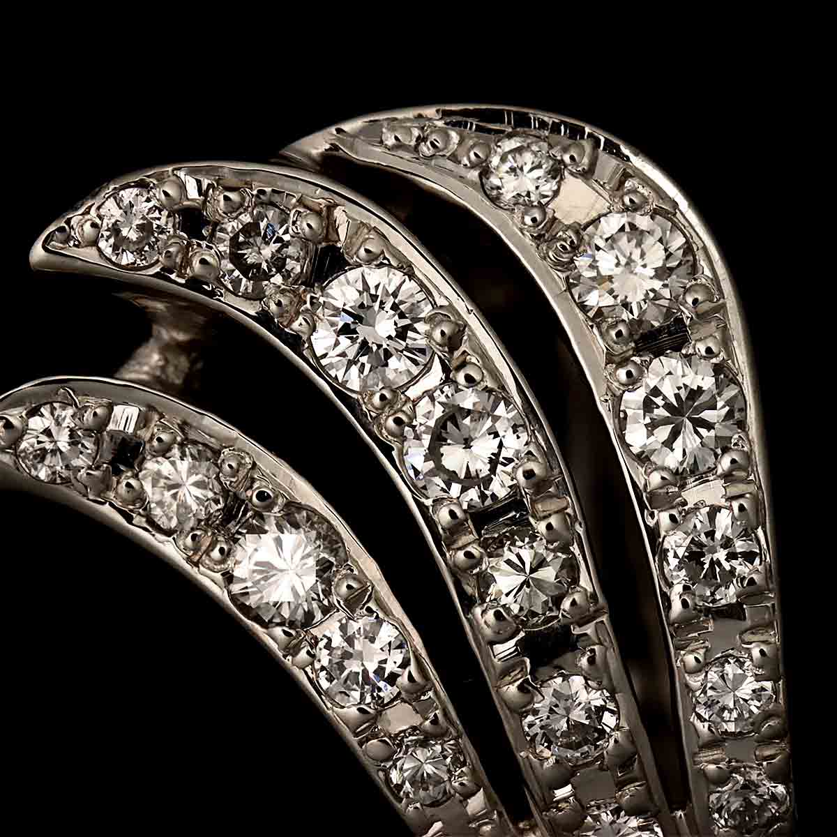 Diamond 0.47ct Ring Pt size5.5-5.75(US)
