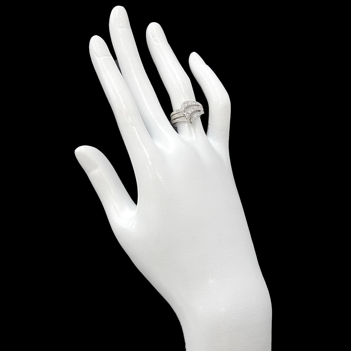 Diamond 0.47ct Ring Pt size5.5-5.75(US)