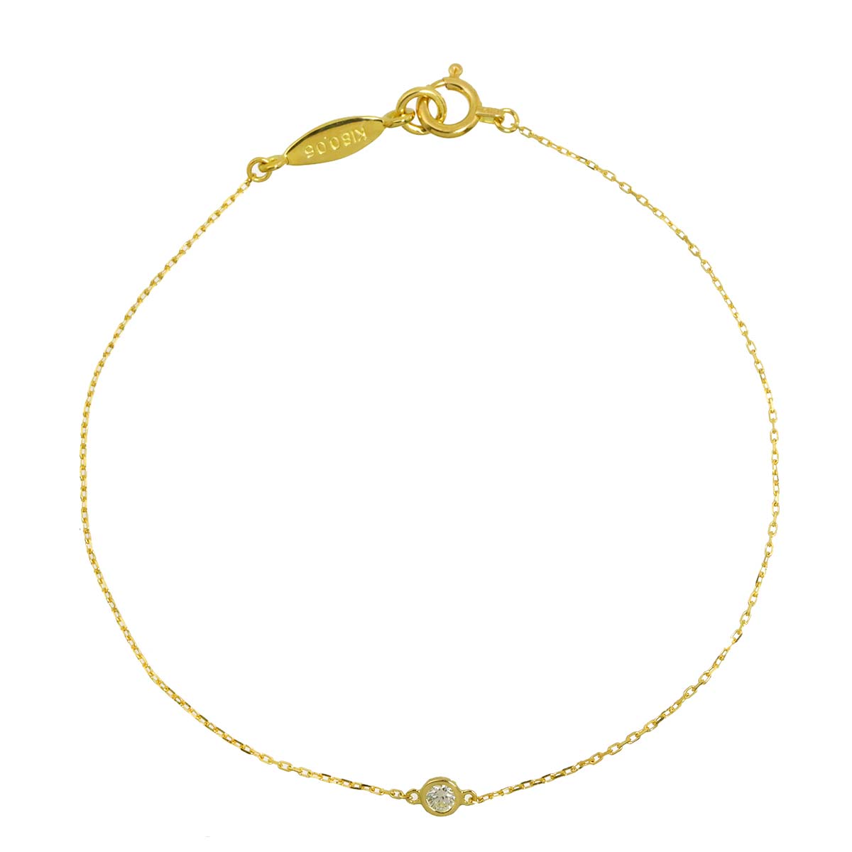 Diamond 0.06ct Bracelet 18K Yellow Gold 750