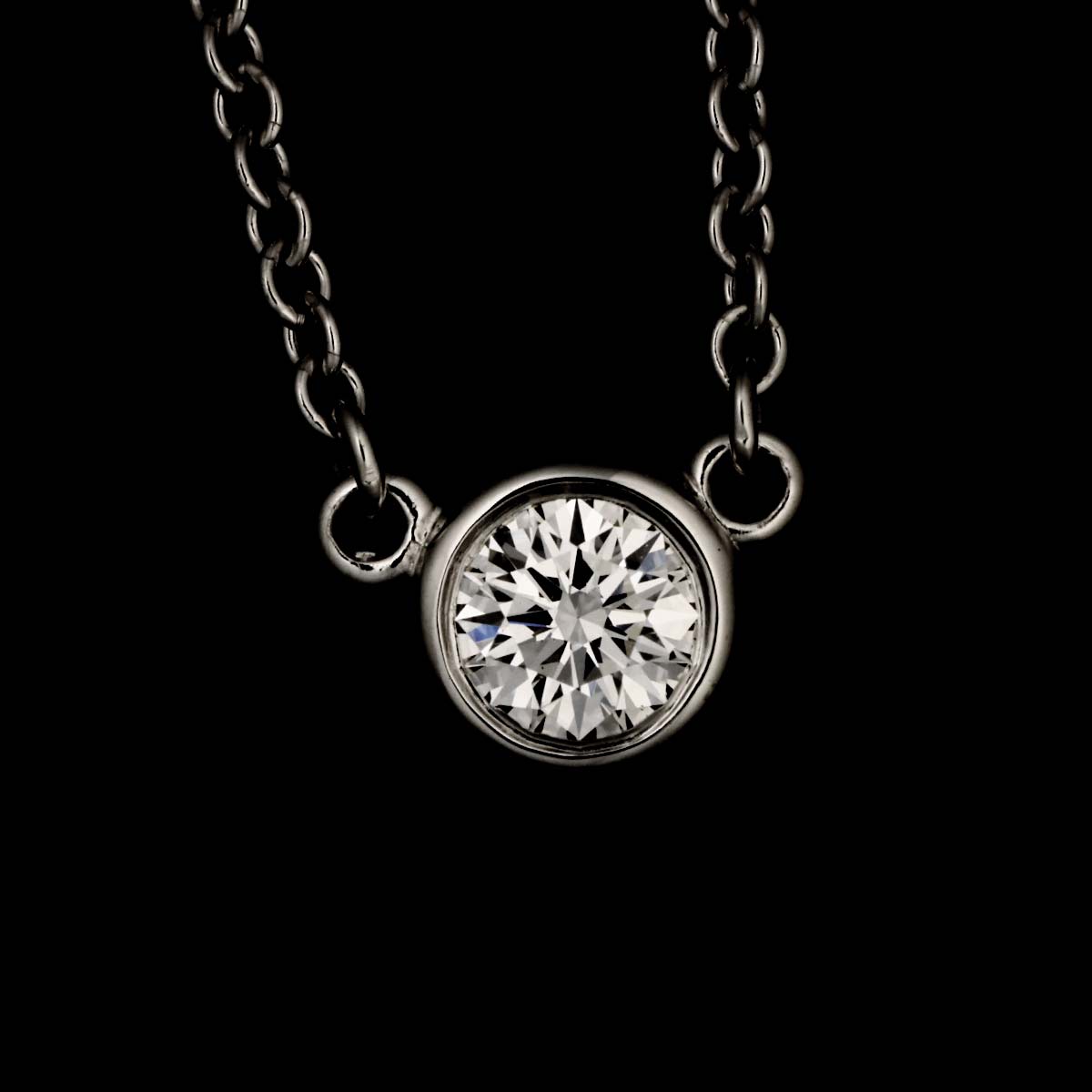 By The Yard Diamond Necklace Platinum