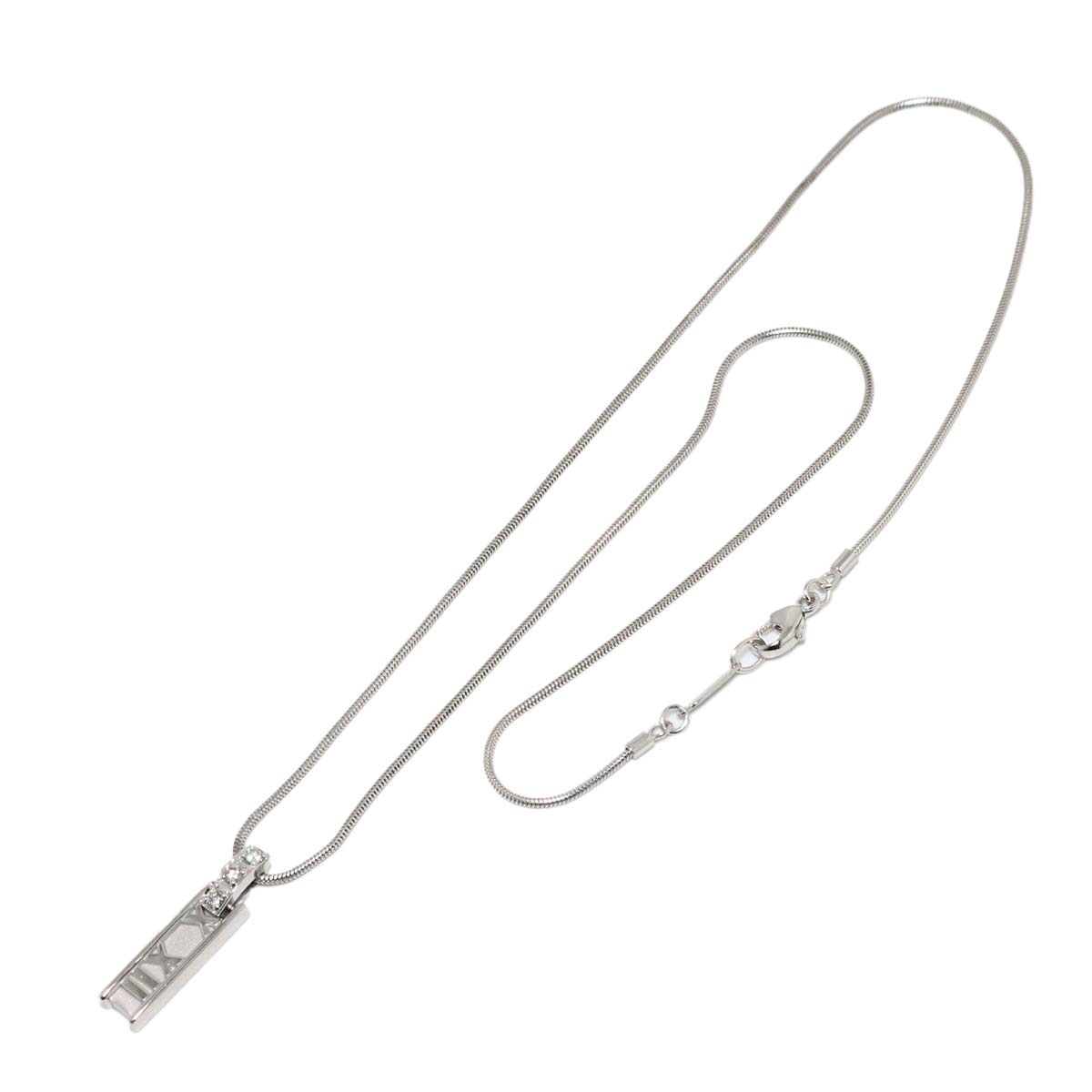 Atlas Diamond Necklace 18K White Gold 750
