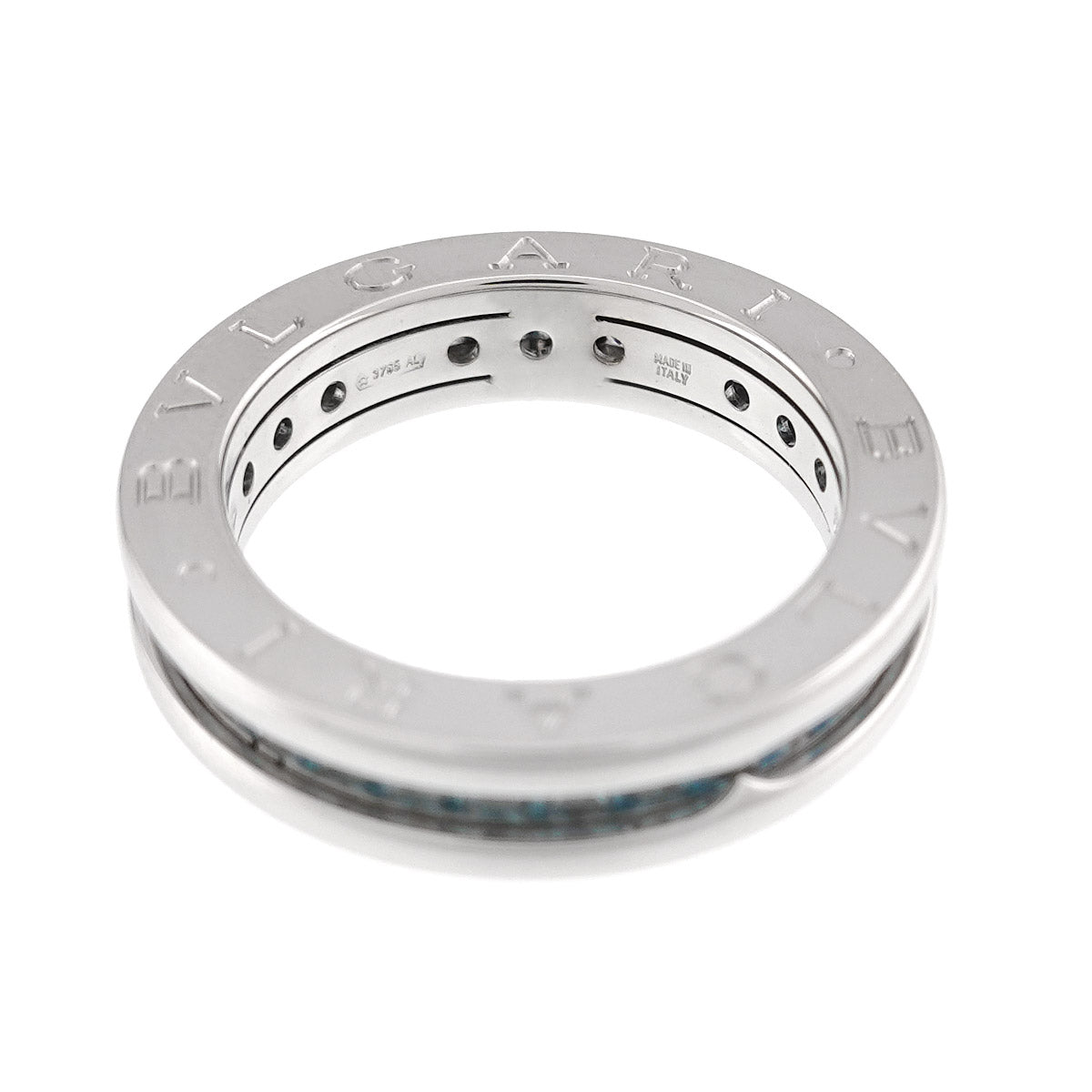 B-ZERO1 1 BAND Topaz Ring 18K White Gold 750 Size52 6(US)