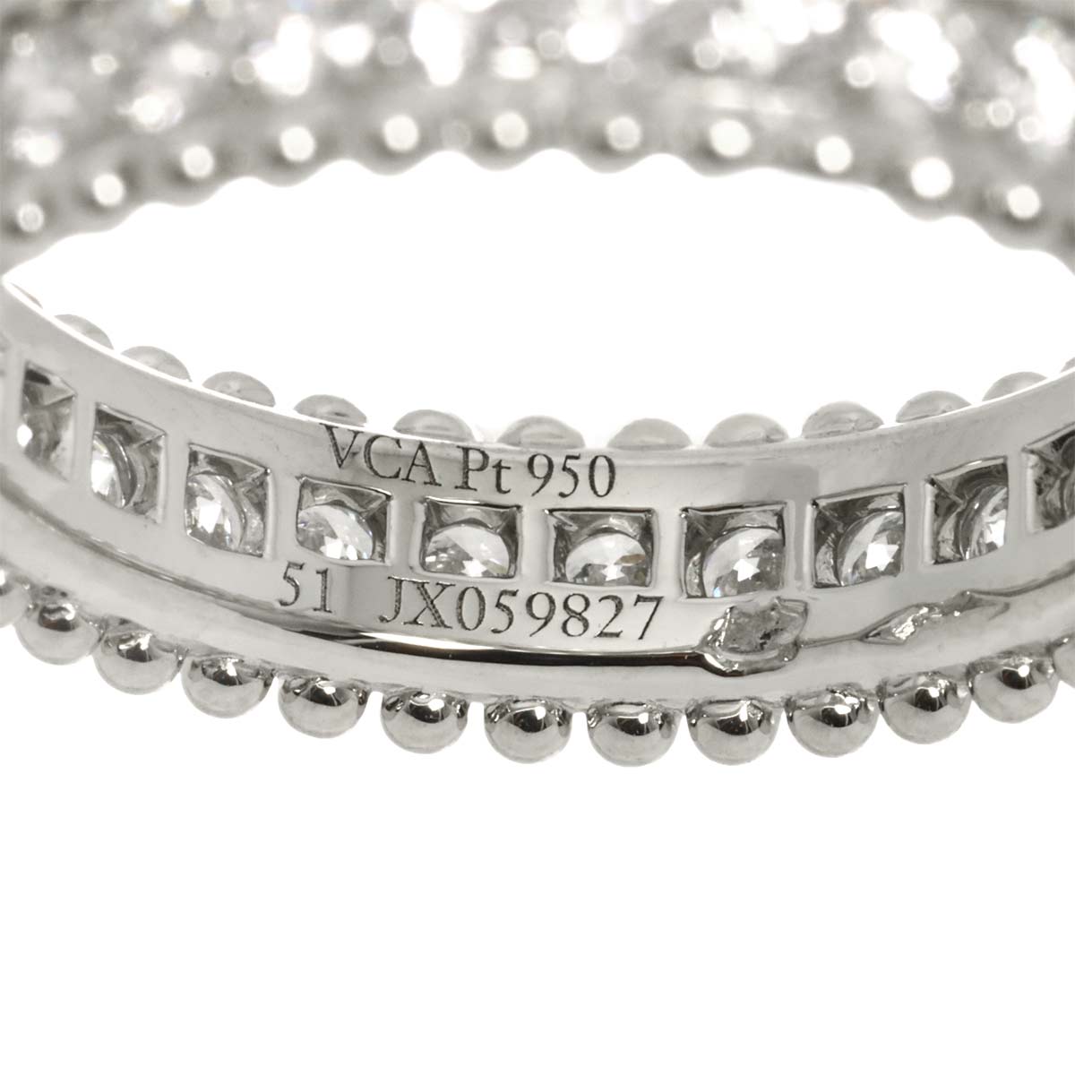 Estelle Diamond Ring Platinum size51 5.5-5.75(US)