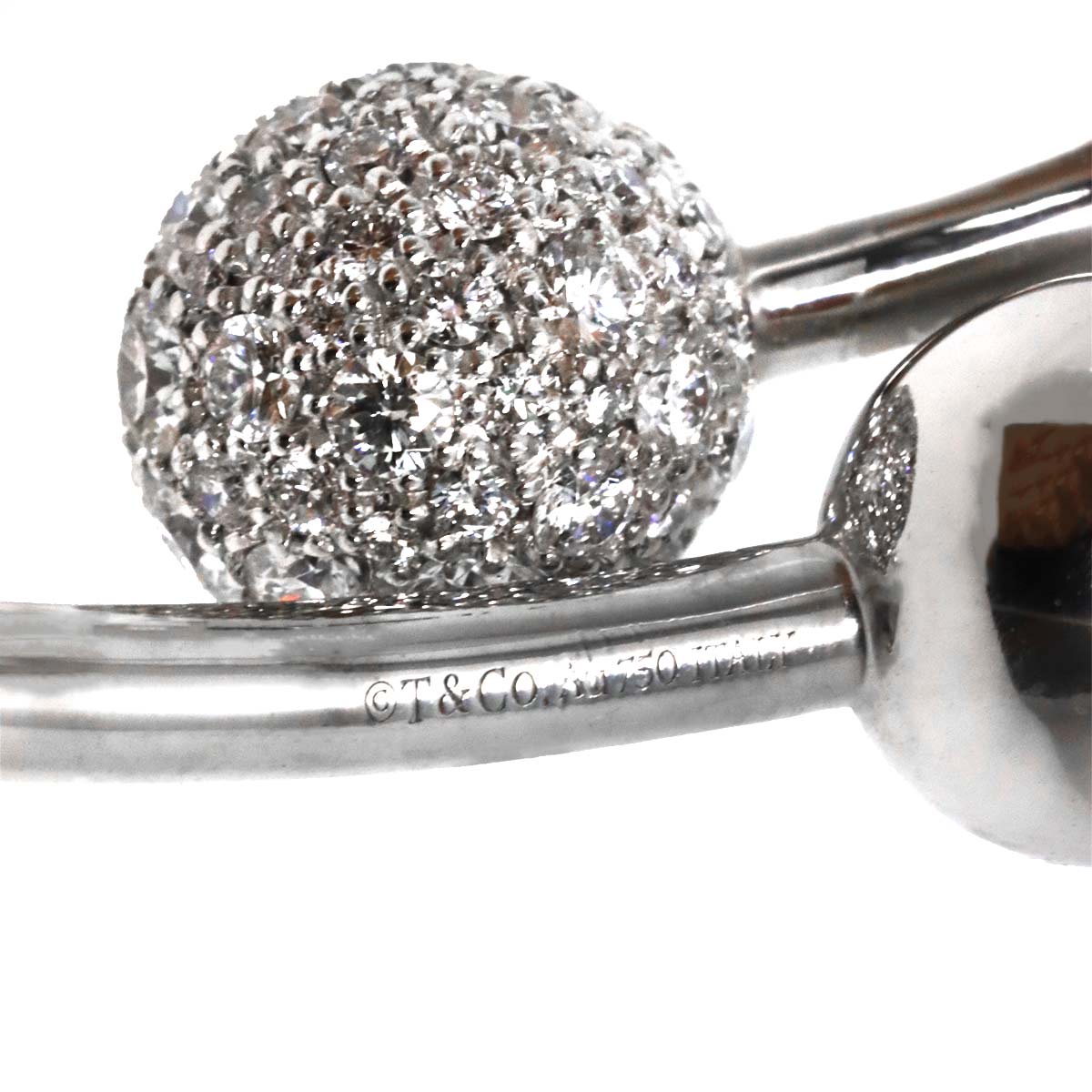 HardWear Ball Pave Diamond Bracelet 18K WG 750