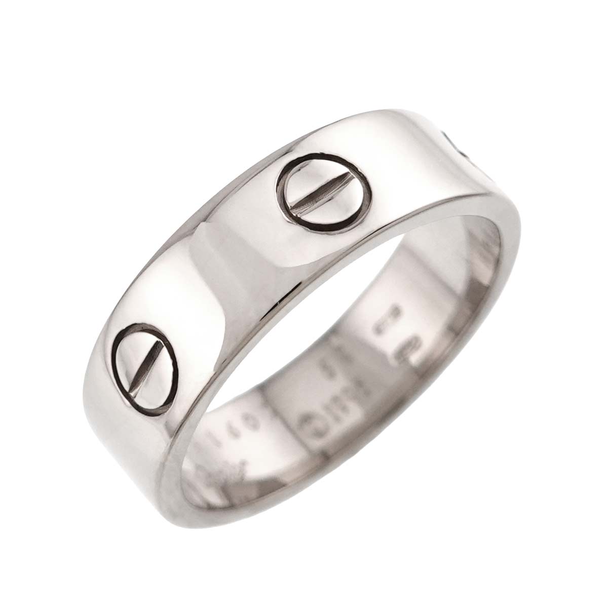 Love Ring 18K White Gold 750 size59 8.25-8.75(US)