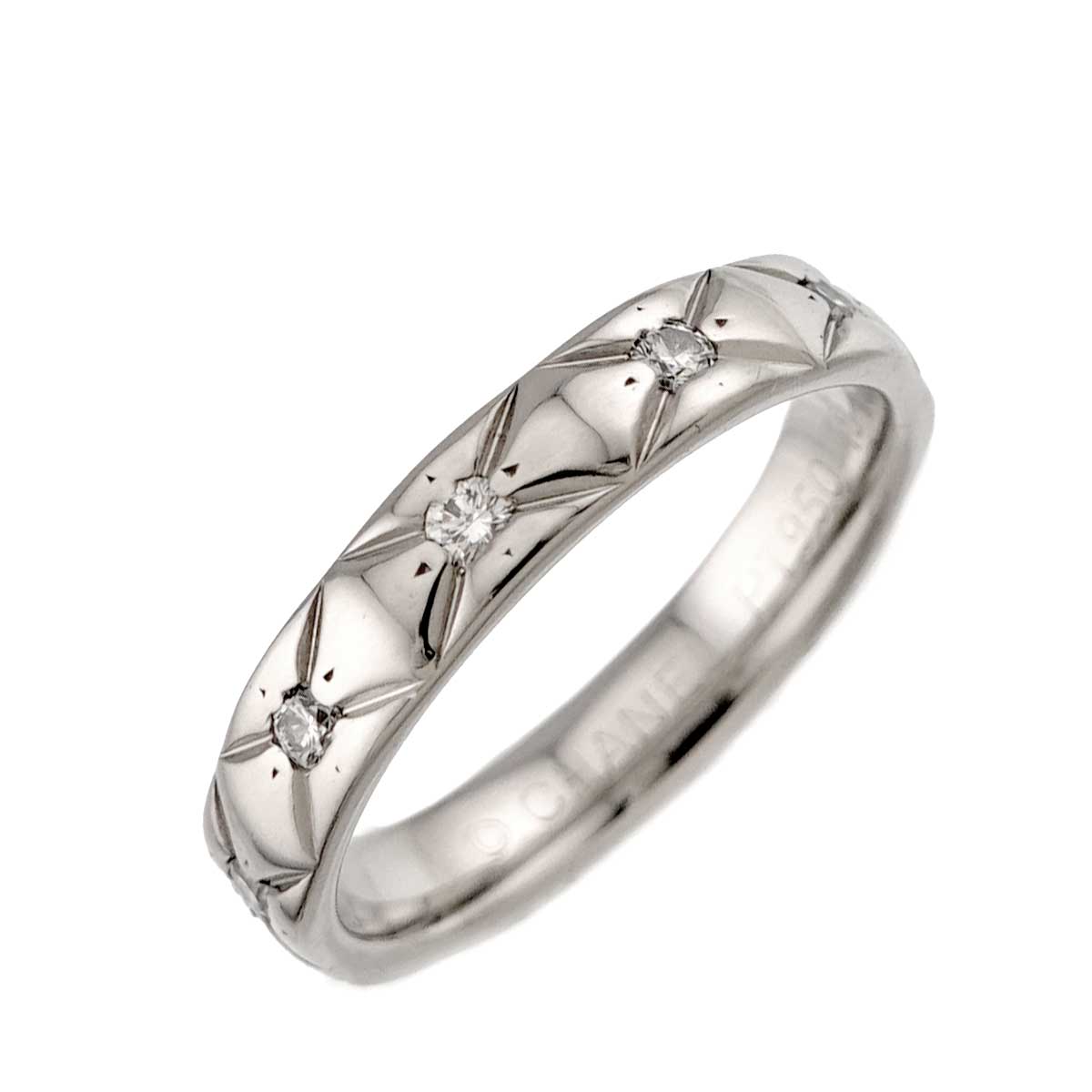 Coco Crush SM Diamond Ring Pt Platinum size49 4.75-5(US)