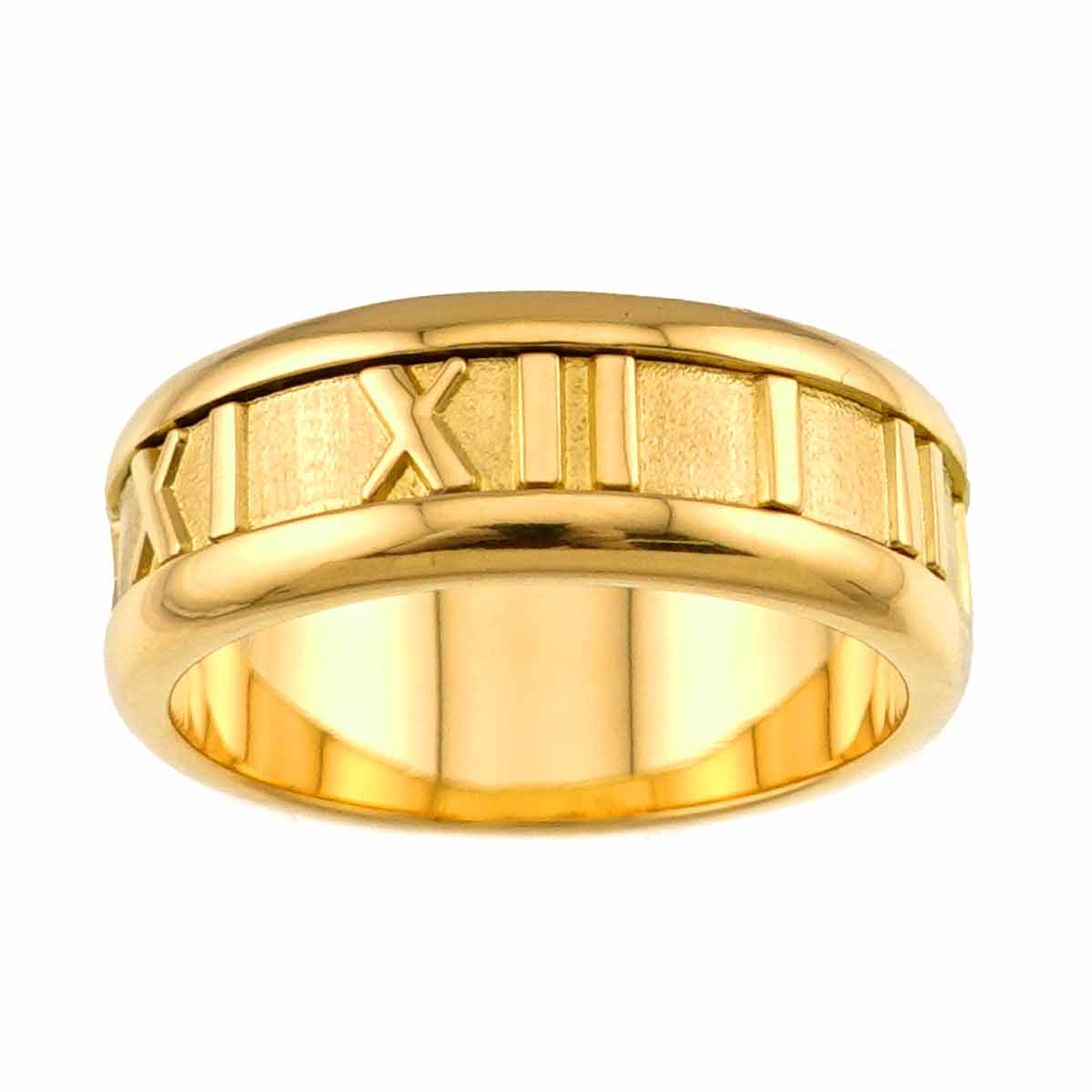 Atlas Ring 18K K18 YG 750 size6.25-6.5(US)