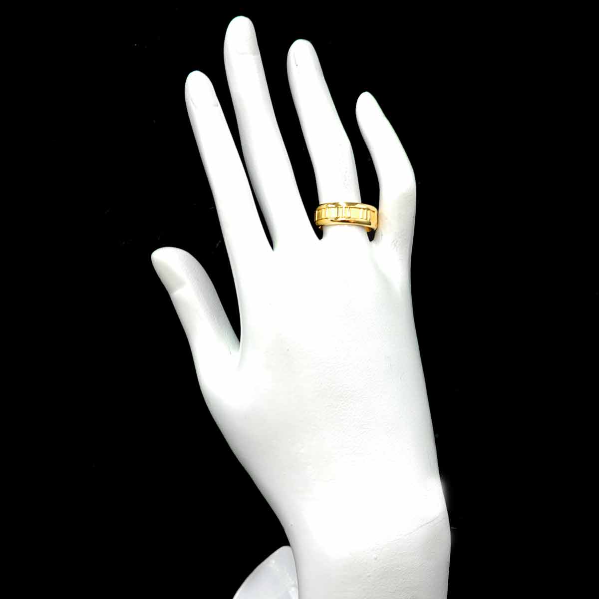 Atlas Ring 18K K18 YG 750 size6.25-6.5(US)