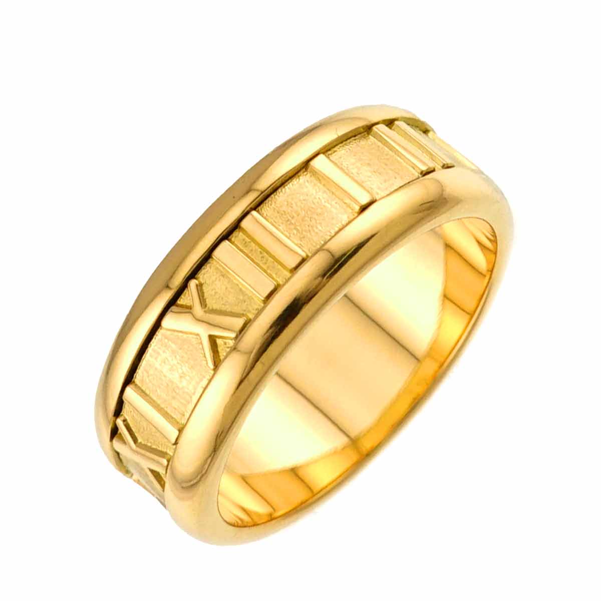Atlas Ring 18K K18 YG 750 size6.25-6.5(US)