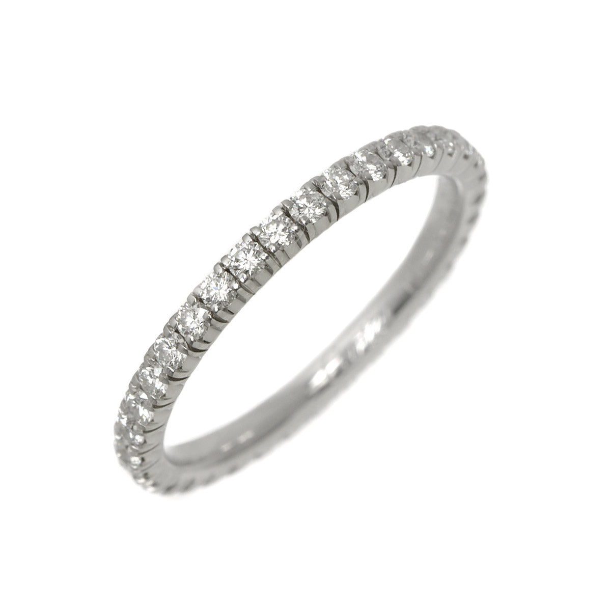 ETINCELLE Full Diamond Ring 18K WG 750 size49 4.75-5(US)