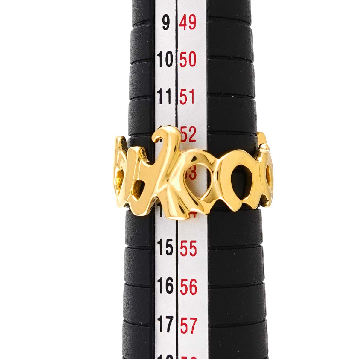 Love Kiss Ring 18K Yellow Gold 750 Size6.25-6.5(US)