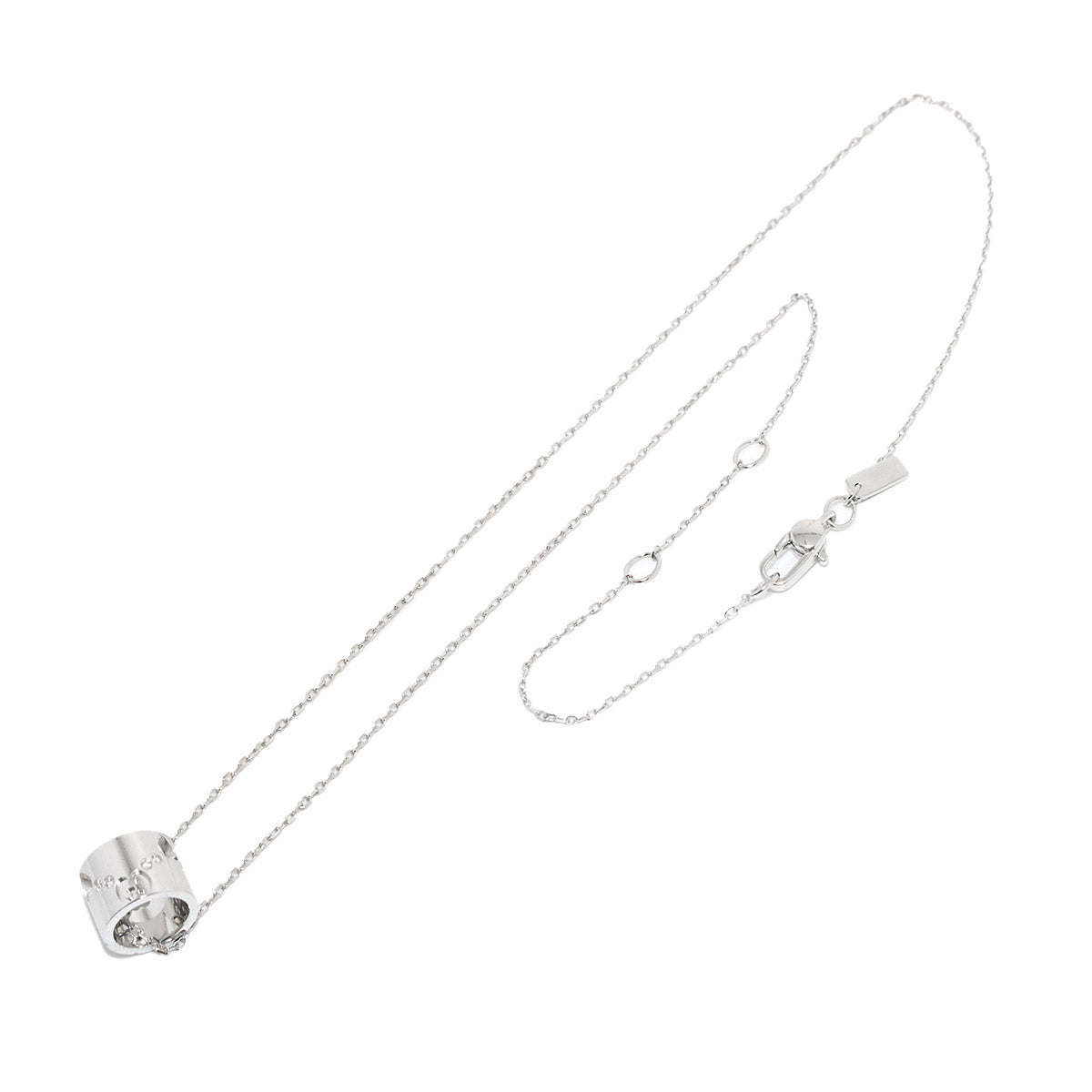 Icon Diamond Necklace 18K White Gold 750