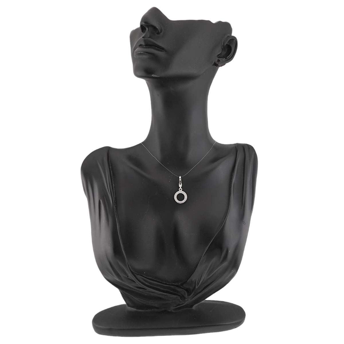 BVLGARIBVLGARI Onyx Pendant Top Charm 18K WG 750