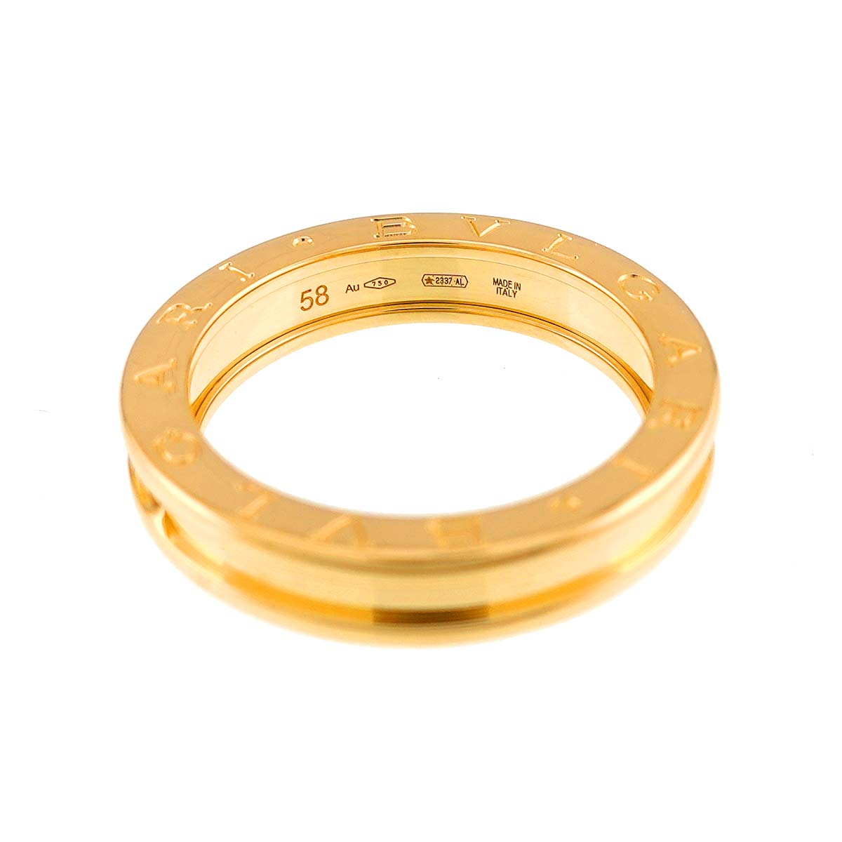 B-ZERO1 1 Band Ring 18K YG 750 Size58 8-8.25(US)