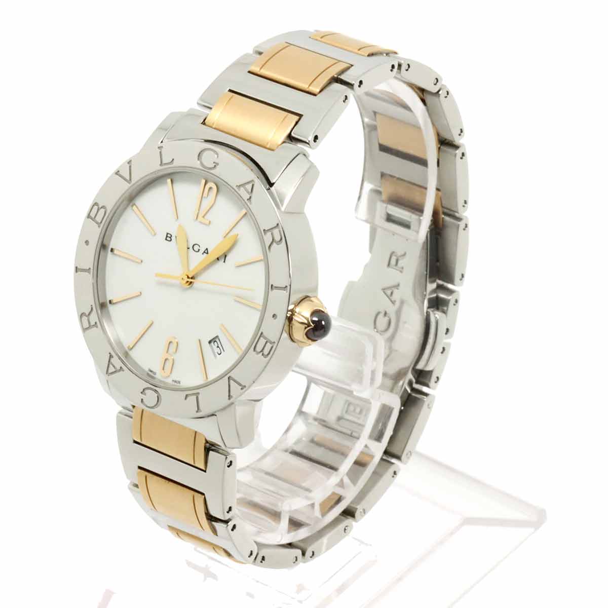 BVLGARIBVLGARI BBL37S Combination White Dial 750 Pink Gold