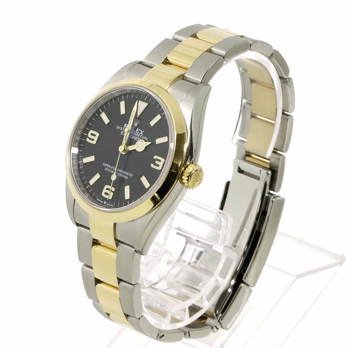 Explorer 1 124273 Serial Random Automatic Black Dial K18YG
