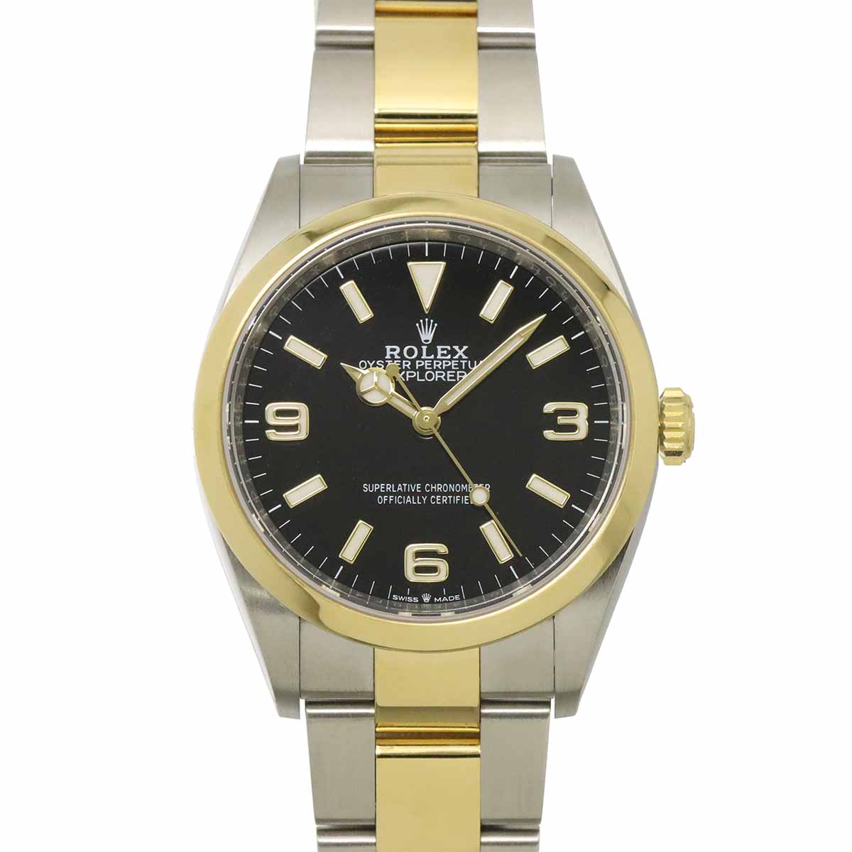 Explorer 1 124273 Serial Random Automatic Black Dial K18YG