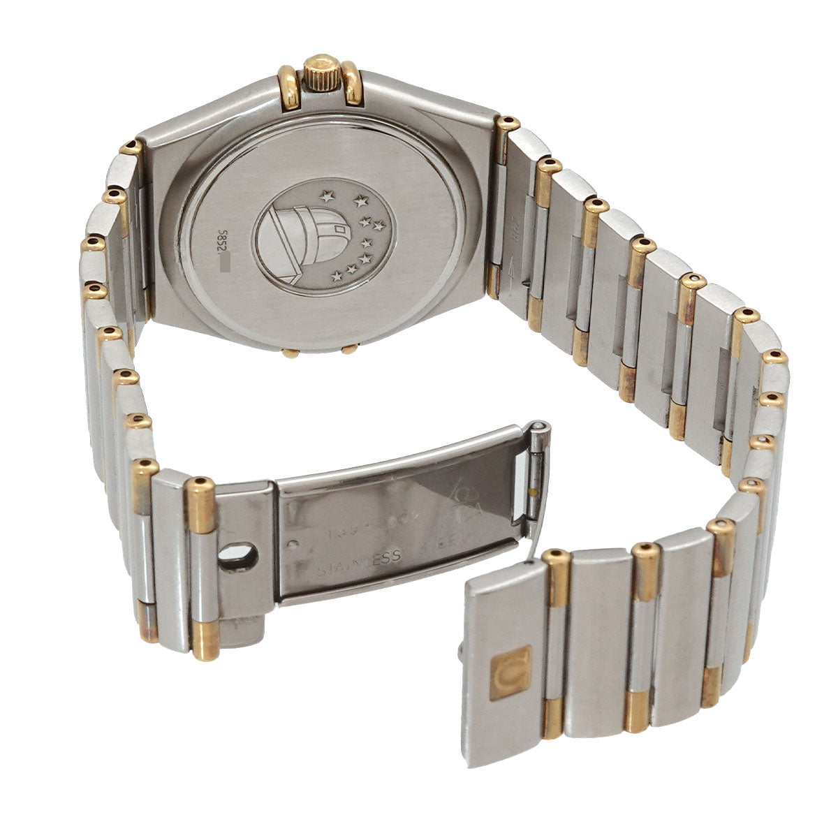 Constellation 1312 30 Quartz Silver Dial SS YG Watch