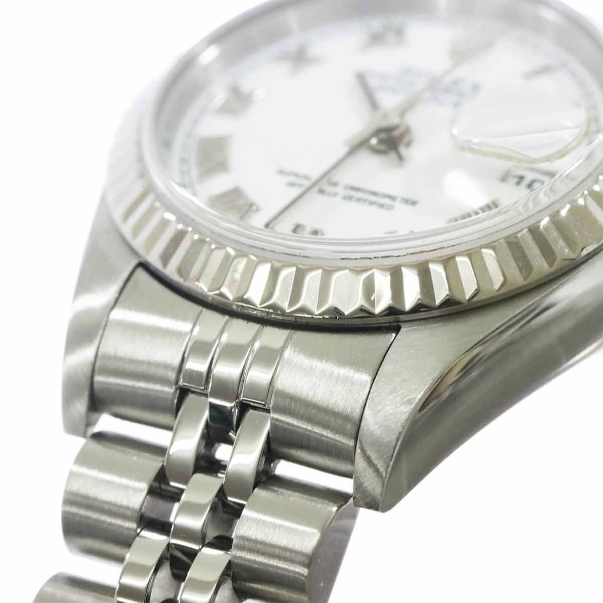 Datejust 79174 Serial K 750 WG White Dial Automatic Ladies Watch